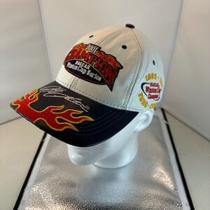 Jeff Gordon NASCAR Hat Leather Chase Authentics 2001 Champion Racing Cap 24 Rare